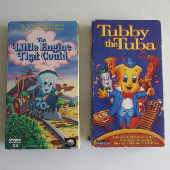 VHS Tapes - The Little Engine That Could & Tubby The Tuba - Picture 1 of 9